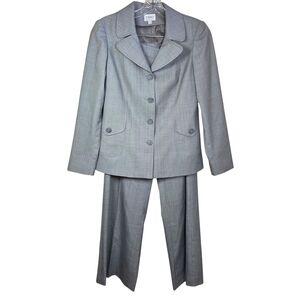 Cleo Petite Suit Jacket And Pants In Grey Size 2